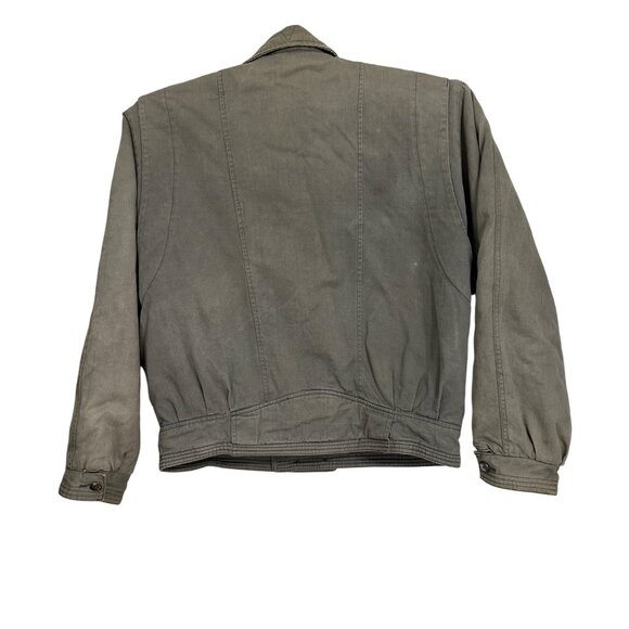 Vintage Falmer Workwear Bomber Jacket Mens Medium Thrashed Distressed See Photos - Picture 3 of 9